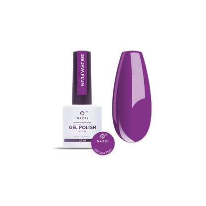 Vernis semi-permanent "Java Plum" 189, violet, 10ml