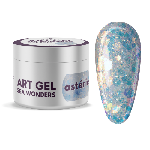 Art Gel pailleté Sea Wonders " Astérie", 5gr