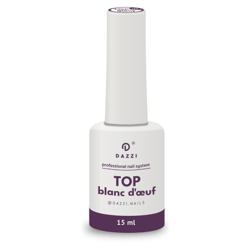 Art top laiteux "Blanc d'œuf", sans couche collante 15ml