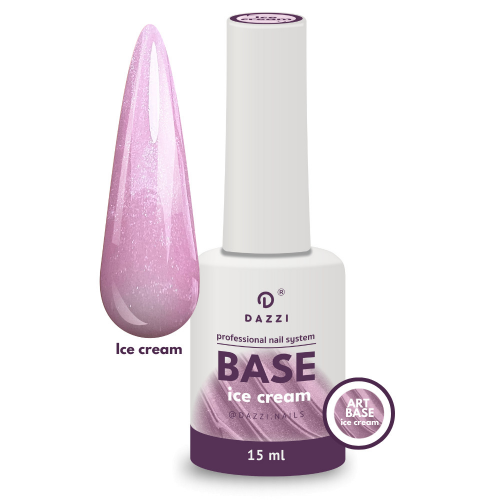 Partagez Base camouflage avec shimmer "Ice Cream" pour VSP ou Gel, 15ml