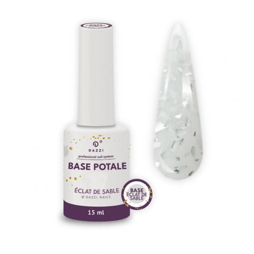 Base camouflage laiteuse avec potale 'ÉCLAT DE SABLE' pour VSP ou gel, 15 ml