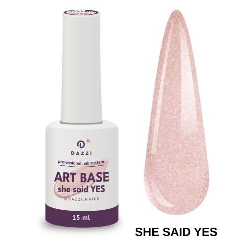 Base camouflage pailletée "She said YES" pour VSP ou Gel,15ml