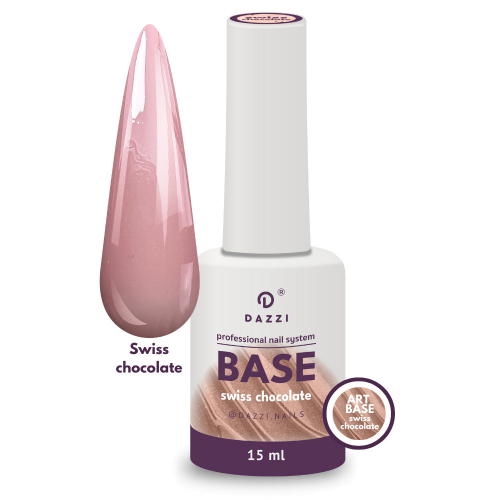 Base camouflage sans shimmer "Swiss Chocolate" pour VSP ou Gel, 15ml