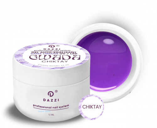 Gel Auto-égalisant sans limage GWADA "Chiktay " 15ml, violet