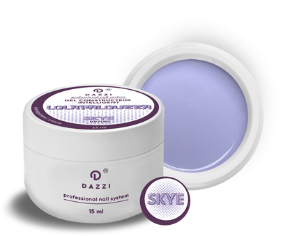 Partagez Gel constructeur intelligent "Skye" , violet pastel 15 ml