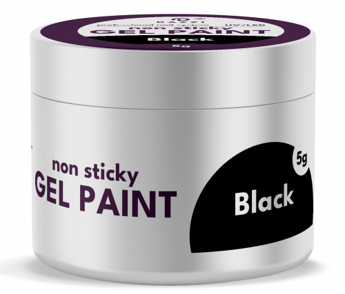 Gel Paint "Black", noir, 5gr