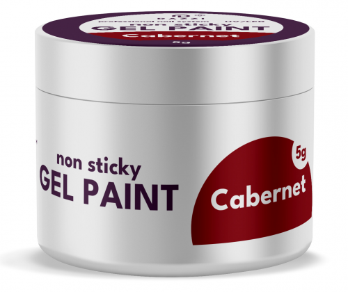 Gel Paint "Cabernet", rouge / bordeaux , 5gr