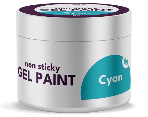 Gel Paint "Cyan" , 5gr