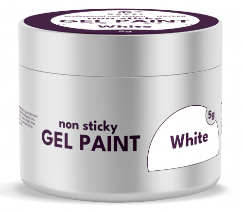 Gel Paint "White", blanc, 5GR