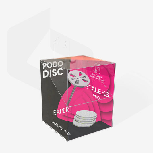 Disque Pédicure PODODISC STALEKS PRO S Fourni Avec Embout Interchangeable 180 Grit 5 Pcs (15mm)