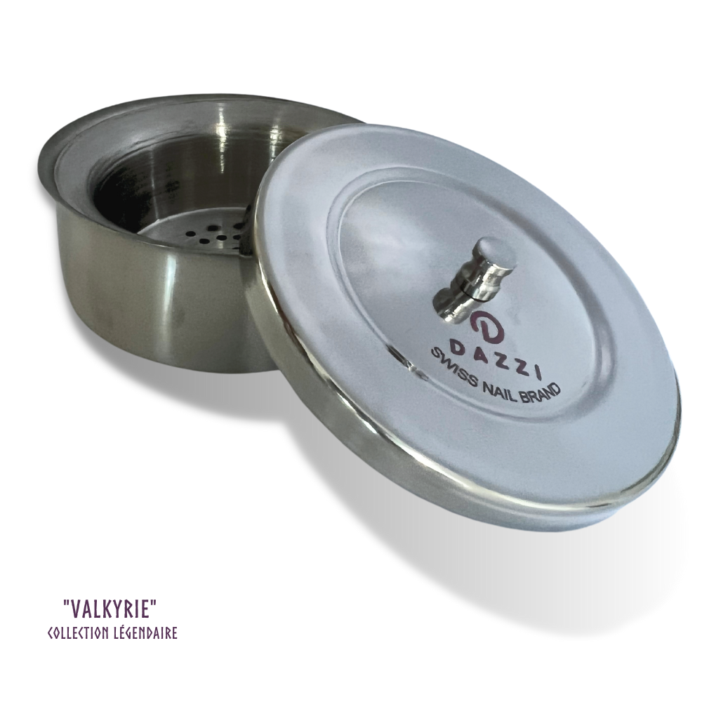 Pot en inox avec couverture pour embouts