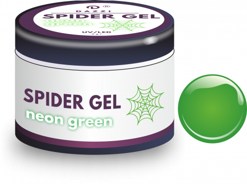 Spider Gel "Neon Green", vert, 5gr