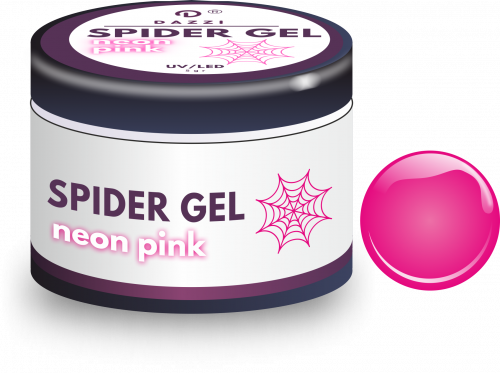 Spider Gel "Neon Pink", rose, 5gr