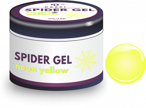 Spider Gel "Neon Yellow", jaune, 5gr