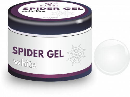 Spider Gel "White", blanc, 5gr