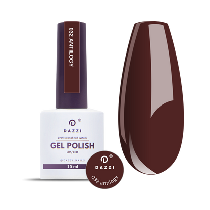 Vernis semi-permanent "Antilogy" - 032 bordeaux 10ml