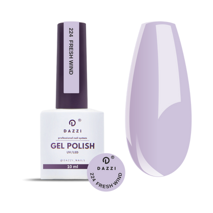 Vernis Semi Permanent "Fresh Wind" 224, violet, 10ml