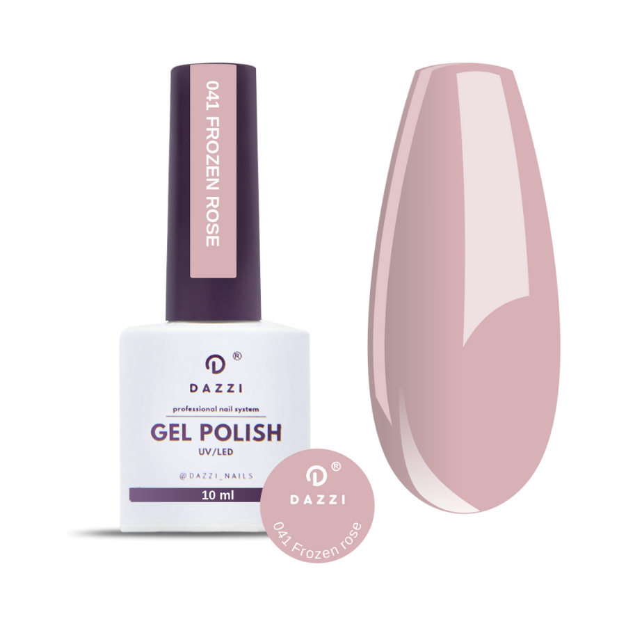 Vernis semi-permanent "Frosen rose" - 041 rose / beige 10ml