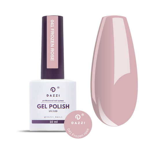 Vernis semi-permanent "Frosen rose" - 041 rose / beige 10ml