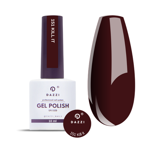 Vernis semi-permanent "Kill It" 151, bordeaux, 10ml