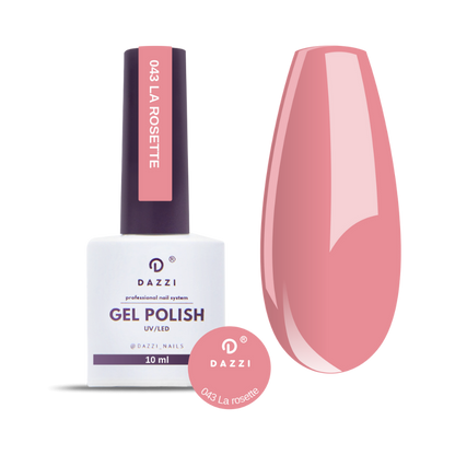 Vernis semi-permanent "La rosette" - 043 rose 10ml