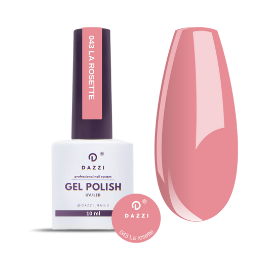 Vernis semi-permanent "La rosette" - 043 rose 10ml