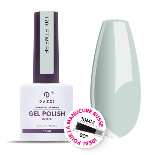 Vernis semi-permanent "Let me be" 170, gris / blue clair, 10ml