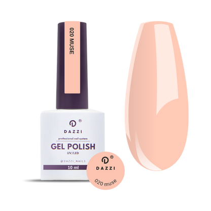 Vernis semi-permanent "Muse" - 020 beige / rose 10 ml