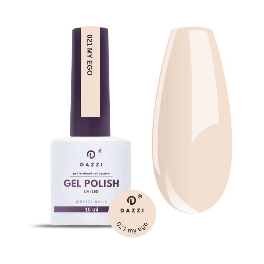 Vernis semi-permanent "My ego" - 021 beige / rose 10ml