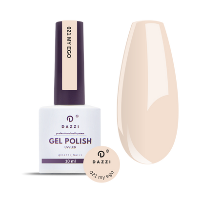 Vernis semi-permanent "My ego" - 021 beige / rose 10ml