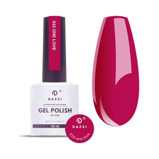 Vernis semi-permanent "One love" - 015 Rouge 10ml