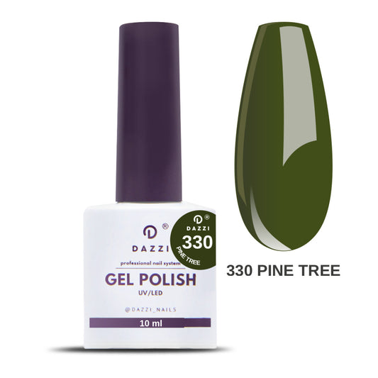 Vernis Semi Permanent "PINE TREE" 330, vert - 10ml