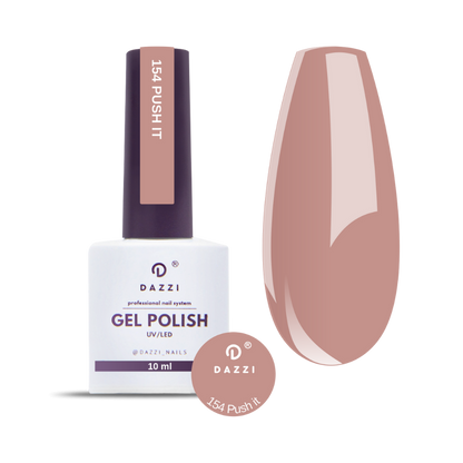 Vernis semi-permanent "Push It" 154, beige / nude, 10ml