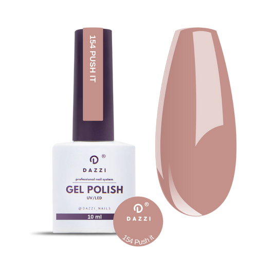 Vernis semi-permanent "Push It" 154, beige / nude, 10ml