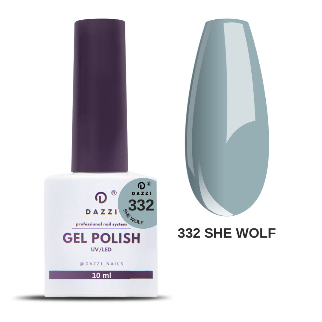 Vernis Semi Permanent "SHE WOLF" 332, gris - 10ml