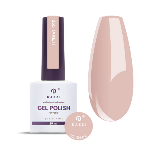 Vernis semi-permanent "Nail It" 156, beige / nude, 10ml