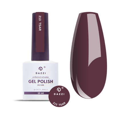 Vernis semi-permanent "Tsar" 213, bordeaux, 10ml