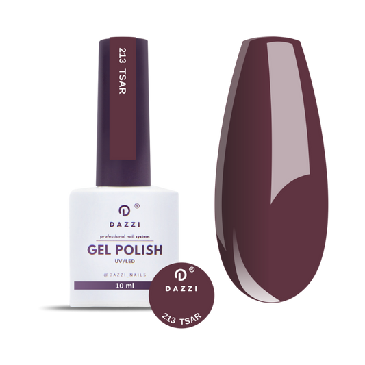 Vernis semi-permanent "Tsar" 213, bordeaux, 10ml